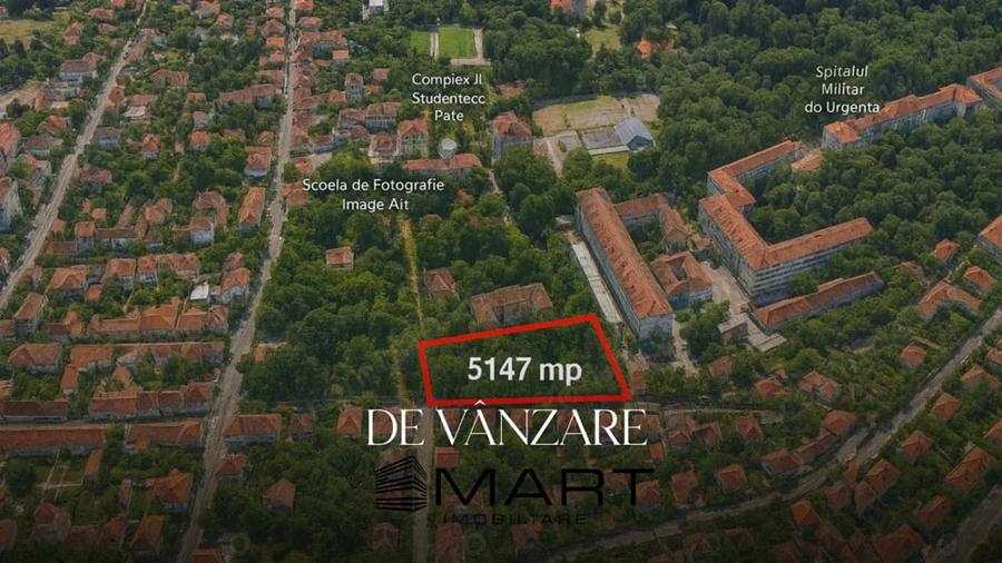 Teren de 5147 mp, în Sub Arini