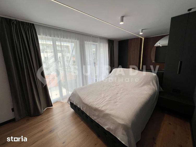 Apartament cu 3 camere, mobilat în Central