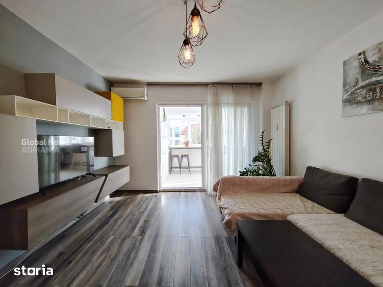 Apartament cu 2 camere semidecomandat, mobilat în Dorobanți