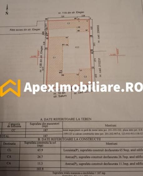 Casă individuală cu 4 camere cu Canalizare în Măgurele