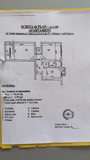 Apartament central 2 camere - 1