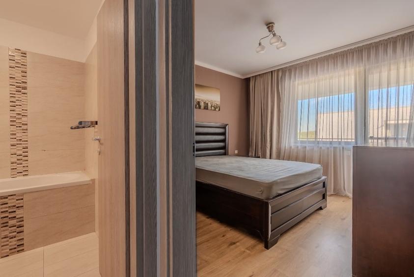 Apartament cu 2 camere semidecomandat, mobilat în Băneasa