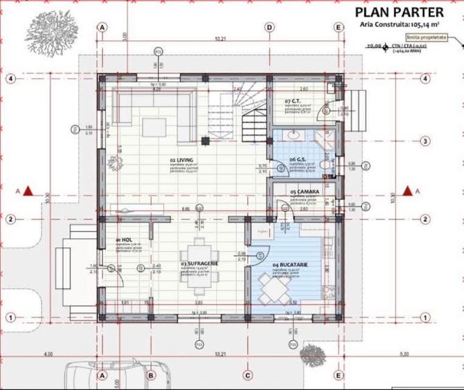 Casă individuală cu 5 camere cu Teren 250 Mp în Șura Mare
