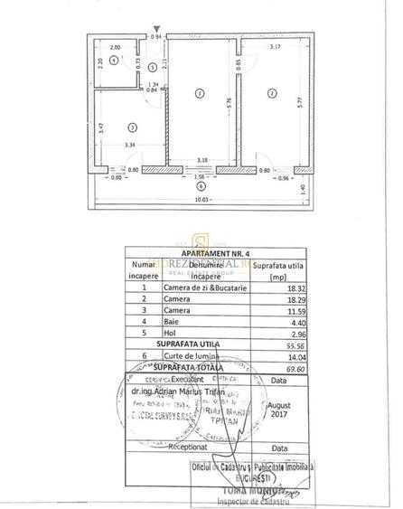Apartament cu 3 camere, mobilat în Rahova