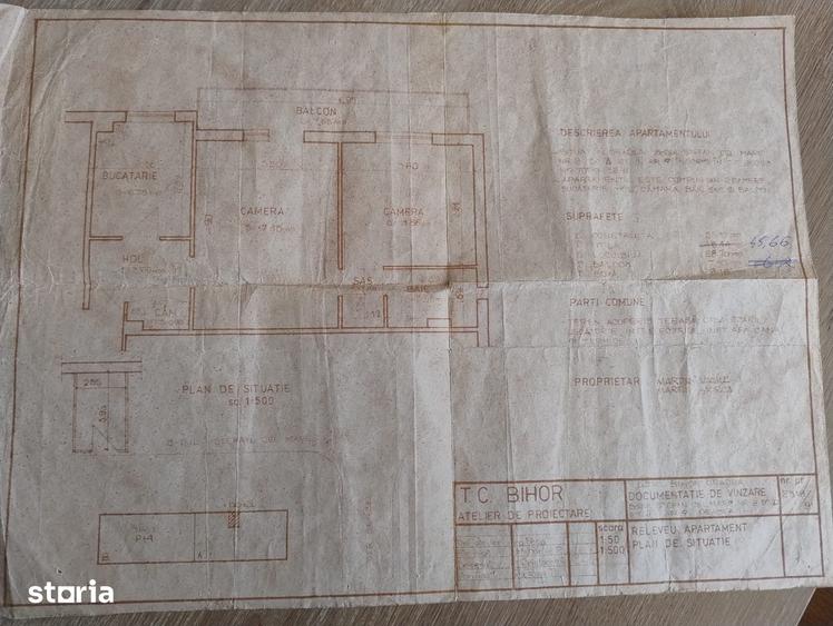 Apartament cu 2 camere semidecomandat în Rogerius