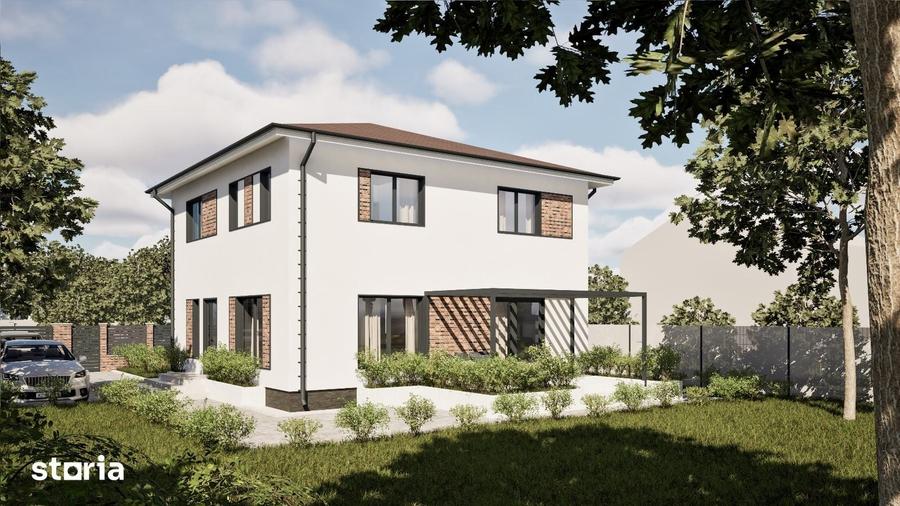 Casă cu 5 camere cu Teren 760 Mp în Corbeanca