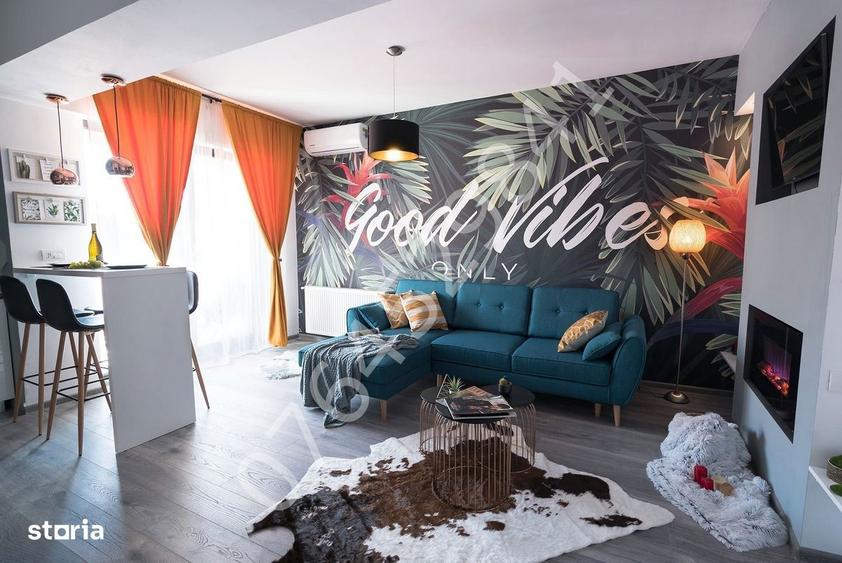 Apartament cu 2 camere decomandat, mobilat în Central