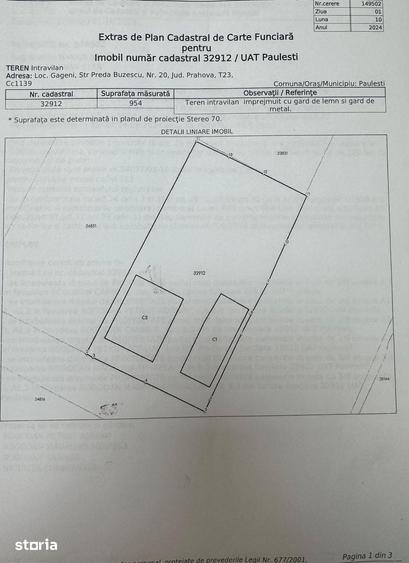 Casă cu 6 camere cu Teren 954 Mp în Păulești