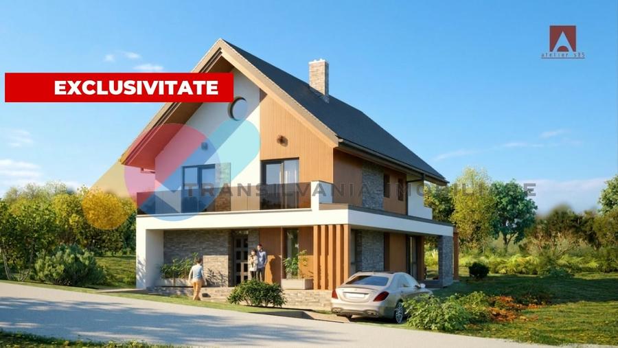 Casă individuală cu 4 camere cu Canalizare în Chinteni
