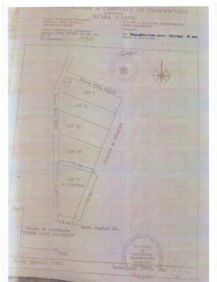 Teren de 1045 mp, în Splaiul Unirii