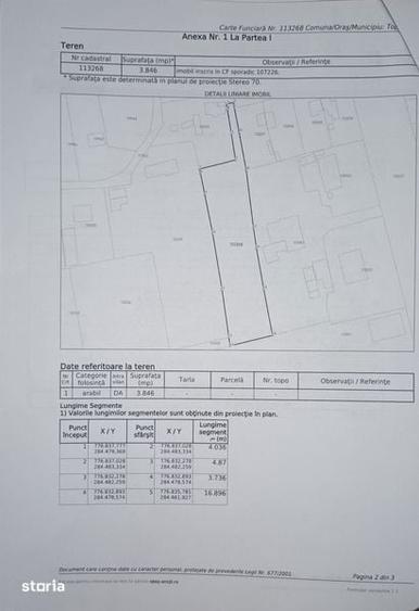 Teren de 3846 mp, în Topraisar