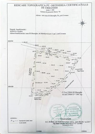 Teren Construcții intravilan de 1441 mp, în Simeria