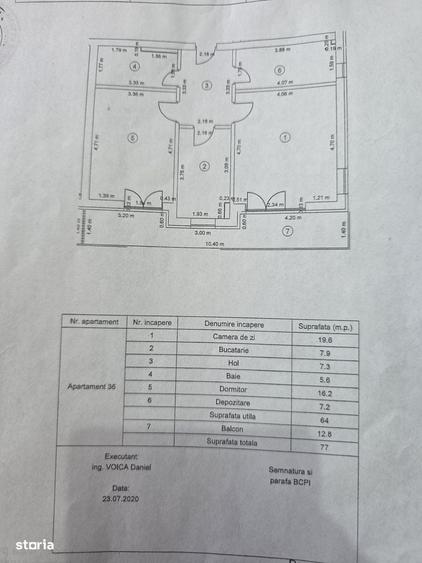 Apartament cu 3 camere în Avantgarden