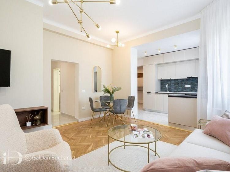 Apartament cu 3 camere semidecomandat, mobilat în Universitate