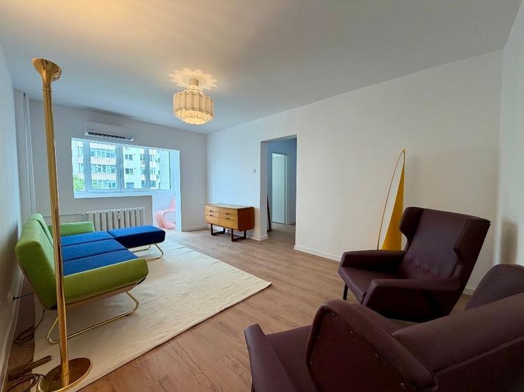 Apartament cu 2 camere semidecomandat, mobilat în Ștefan cel Mare