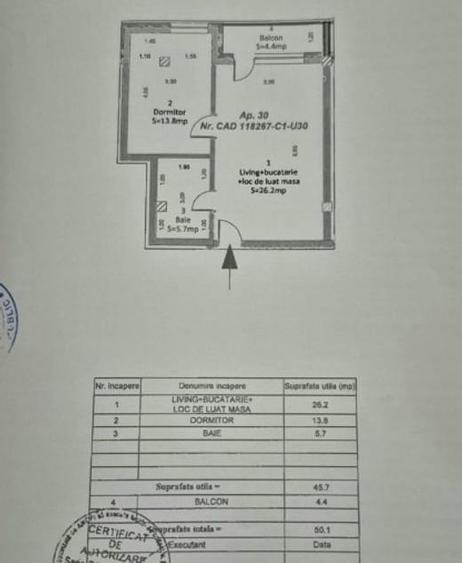 Apartament cu 2 camere în Șelimbăr