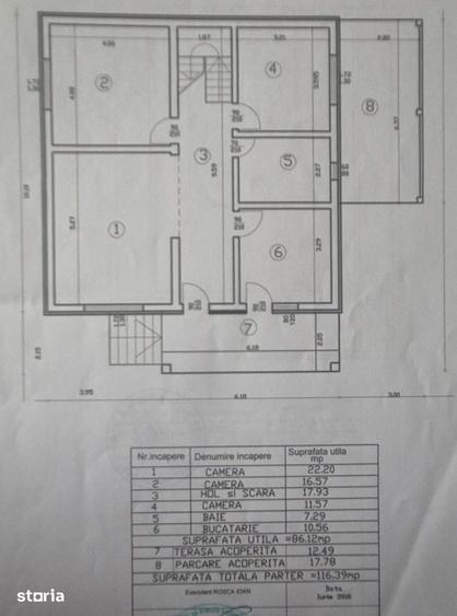 Casă cu 3 camere cu Teren 450 Mp în Tomești
