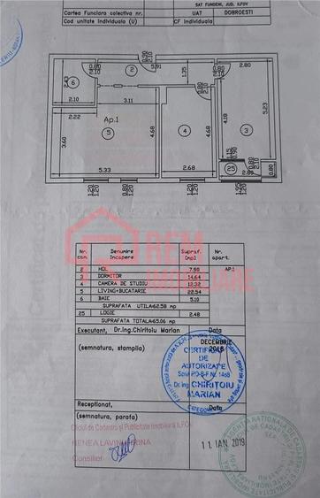 Apartament cu 3 camere decomandat în Fundeni