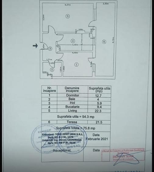 Apartament 2 camere Uverturii | Terasa | Parcare - 15