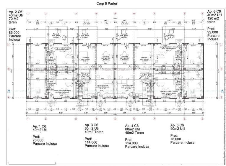 Apartament cu 3 camere în Rediu