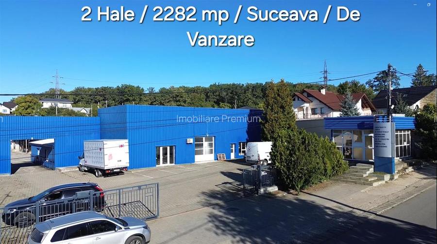 Investitie | Două hale de vânzare în Suceava | 2.282 mp | 8.984 m