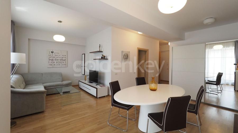 Apartament cu 3 camere semidecomandat, mobilat în Herăstrău