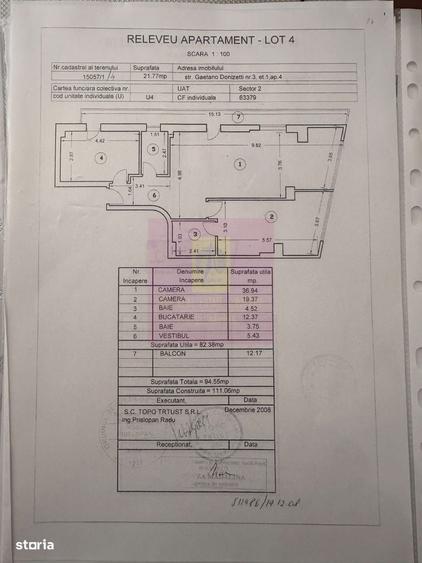 Apartament cu 2 camere în Floreasca