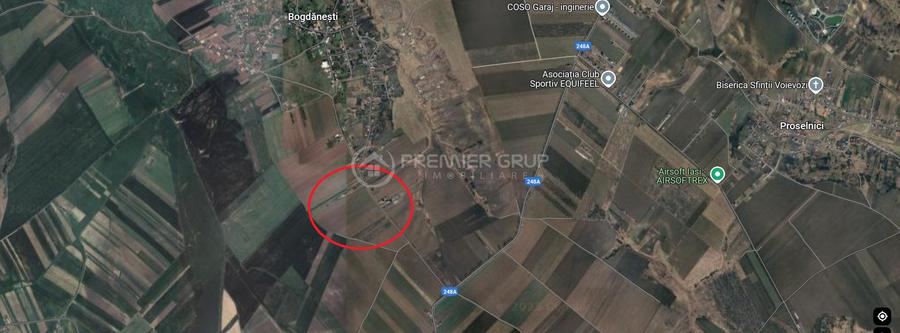 Teren agricol extravilan de 7200 mp, în Horlești (Rediu)