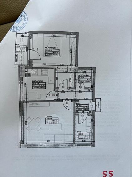 Apartament cu 2 camere decomandat în Energia