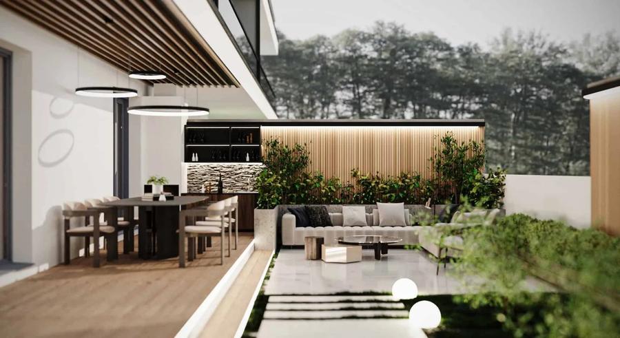 Penthouse cu 4 camere decomandat în Pipera