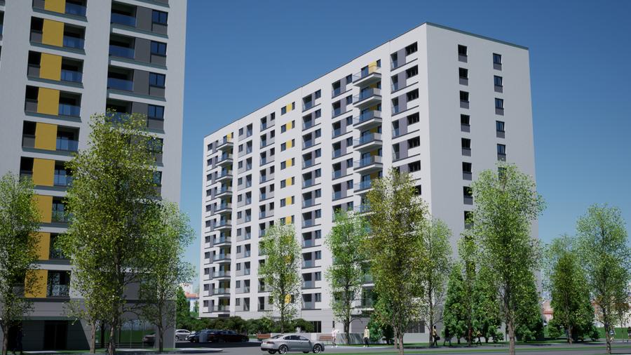 Apartament cu 3 camere semidecomandat în Ghencea