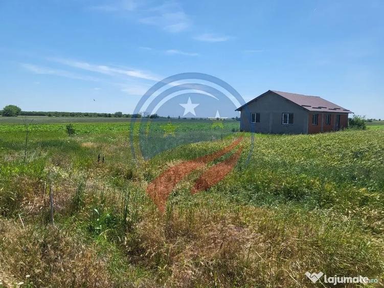 Casă cu 4 camere cu Teren 5100 Mp în Leu