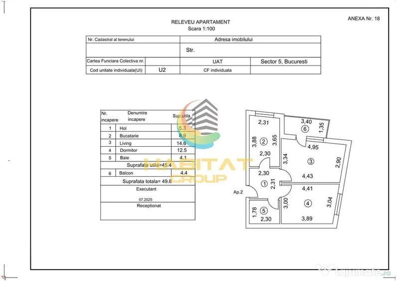 Apartament cu 2 camere decomandat în Prelungirea Ferentari