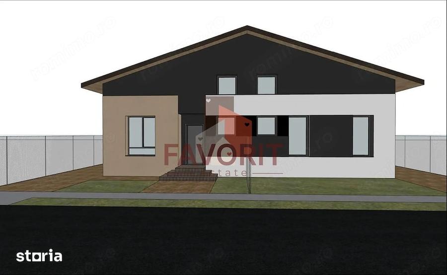 Casă cu 3 camere cu Teren 300 Mp în Săcălaz