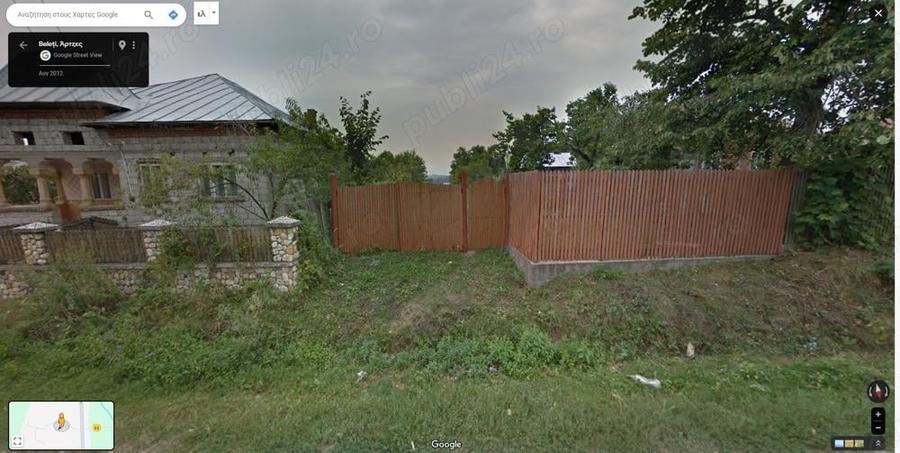 Teren de 4500 mp, în Priboieni