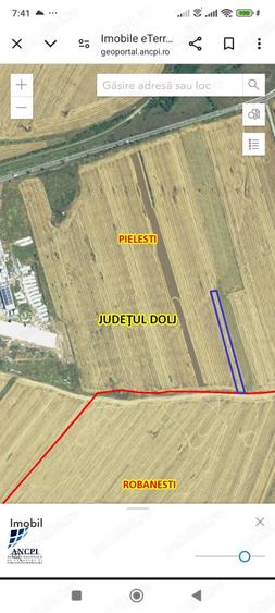 Teren de 5000 mp, în Pielești