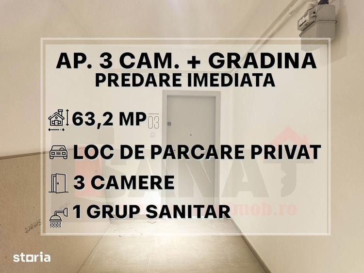 Apartament cu 3 camere în Central