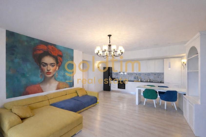 Apartament cu 3 camere semidecomandat, mobilat în Pipera — fotografia 3