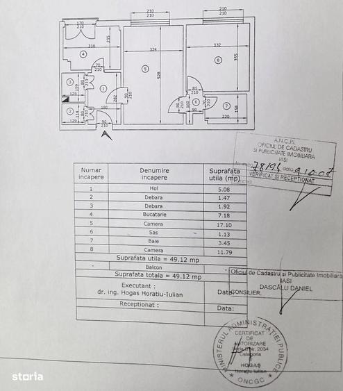 Apartament cu 2 camere decomandat în Piața Unirii