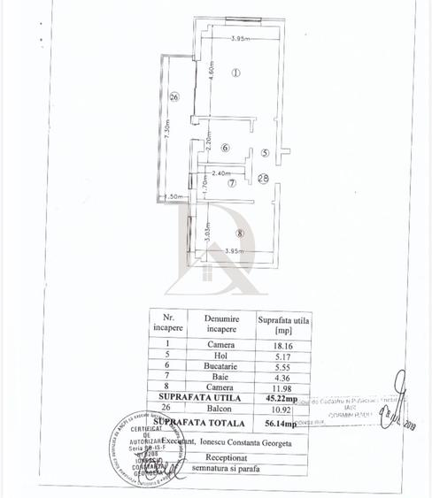 Apartament cu 2 camere decomandat în Copou