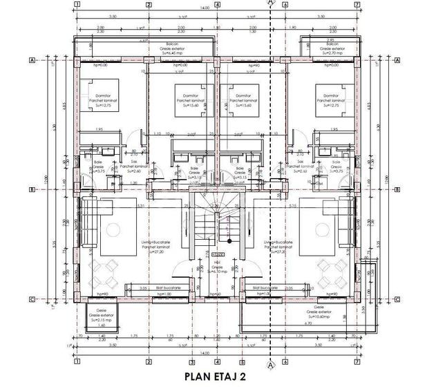 Apartament cu 3 camere în Ovidiu