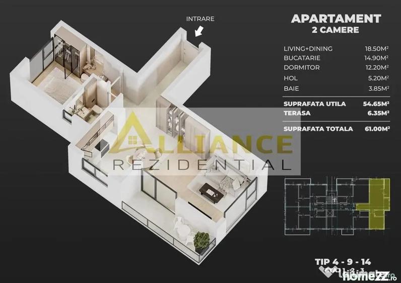 Ame Residence Exclusivitate Proiect nou ap 2 si 3 camere - 2