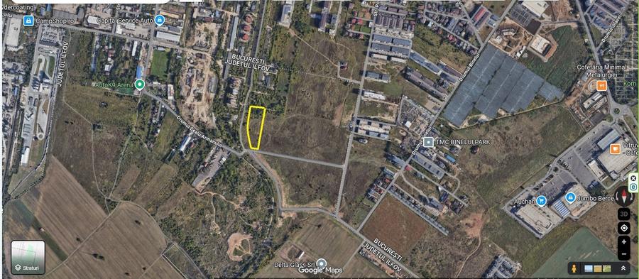 Teren Construcții intravilan de 5000 mp, în Jilava