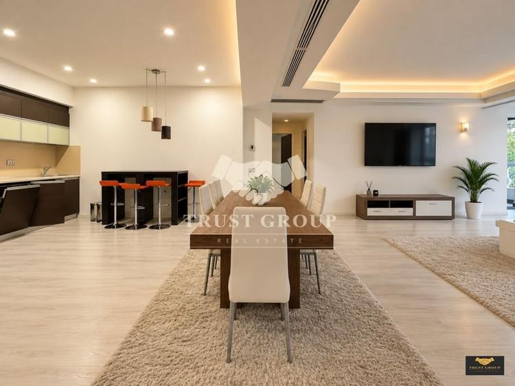 Apartament cu 3 camere semidecomandat, mobilat în Herăstrău
