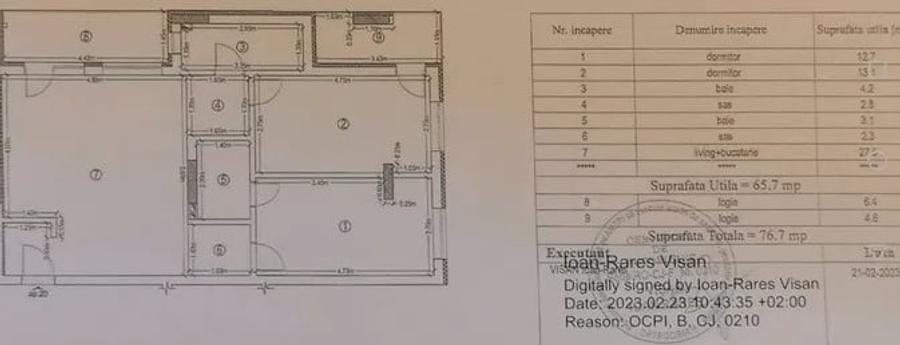 APARTAMENT 3 CAMERE | 2 BĂI | PARCARE SUBTERANĂ | BLOC 2023 | CATANELOR, FLOREȘT - 6