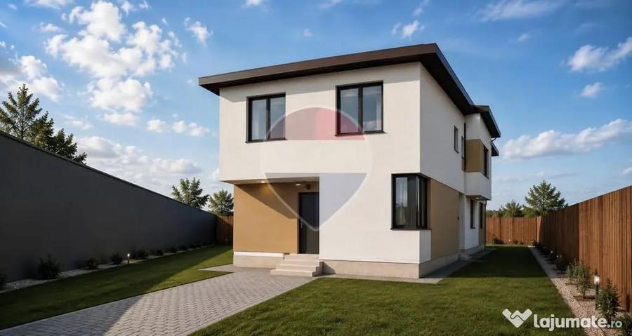 Casă cu 4 camere cu Teren 500 Mp în Stupini