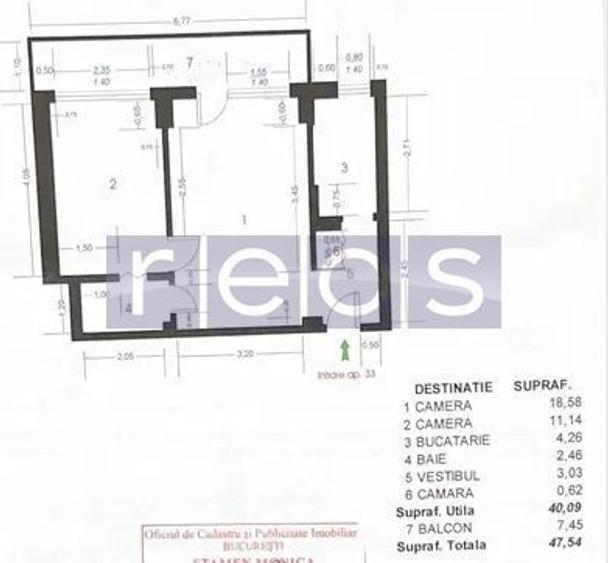 Apartament cu 2 camere, mobilat în Dorobanți
