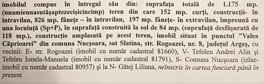 Casă cu 3 camere în Slatina