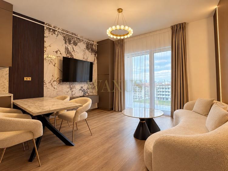 Apartament cu 2 camere semidecomandat, mobilat în Florești