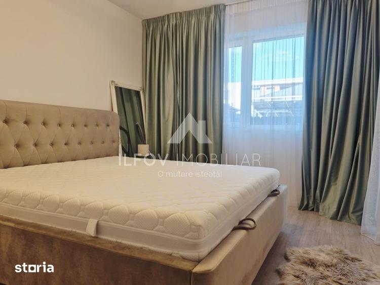 Apartament cu 2 camere, mobilat în Tunari